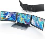 14-inch triple laptop screen extender portable dual monitor USB C HDMI plug play