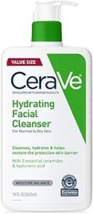 cerave hydrating facial cleanser for dry skin