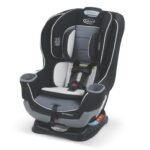Graco Extend2Fit Convertible Baby Car Seat Gotham with adjustable extension panel