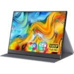 15.6-inch portable monitor with 1080P resolution and USB-C HDMI for second screen setup