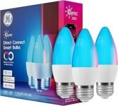 GE Cync smart LED light bulbs with color changing and Matter support