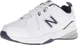 New Balance Men's 608 V5 Casual Comfort Cross Trainer with ABZORB midsole and leather upper