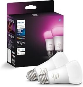 Philips Hue A19 LED smart light bulbs flicker-free with Alexa and Google compatibility