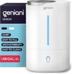 Top Fill 6L Cool Mist Humidifier with smart humidity control, essential oil diffuser, and night light top fill 6l cool mist humidifier review