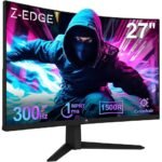 Z-Edge UG27H 27-inch curved gaming monitor 300Hz with FHD 1080P and Adaptive Sync