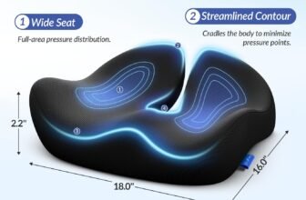 ZIKEE seat cushion for pressure relief.