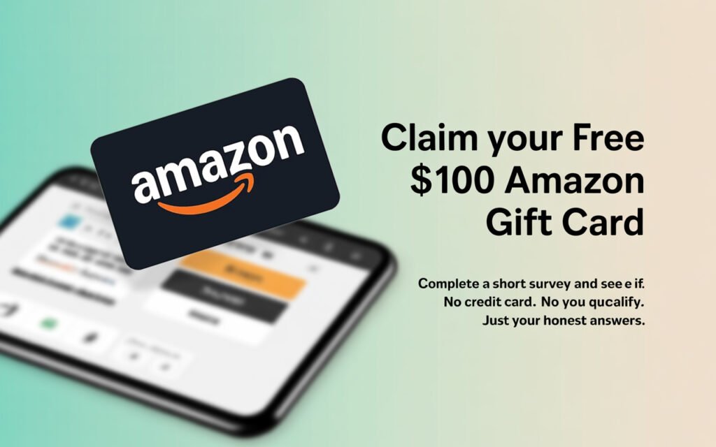 $100 Amazon Gift Card Free