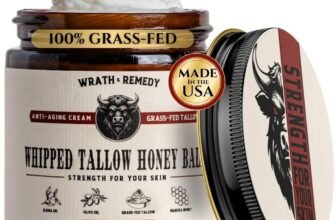 Wrath & Remedy Whipped Beef Tallow Unscented: Skin-Soothing Moisturizer for Sensitive Skin