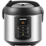 COMFEE’ 12-Cup Rice Cooker Review – Best Japanese Rice Cooker with Fuzzy Logic & 11 Presets