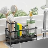 Cisily Black Sponge Holder Review – The Best Rustproof Sink Caddy Organizer for Your Kitchen