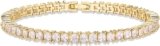 PAVOI 14K Gold Plated Cubic Zirconia Tennis Bracelet Review: The Affordable Sparkle That Stole My Heart