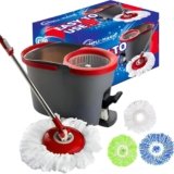 🧼SIMPLI-MAGIC 79349 Spin Mop Cleaning System: Effortless Shine for Every Floor