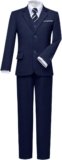 🎩 Visaccy Boys Slim Fit Suit – The Perfect Ring Bearer & Dress Outfit