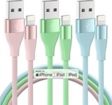 iPhone Charger 3-Pack (10FT) MFi Certified Lightning Cables – The Long, Fast, and Reliable Charging Solution